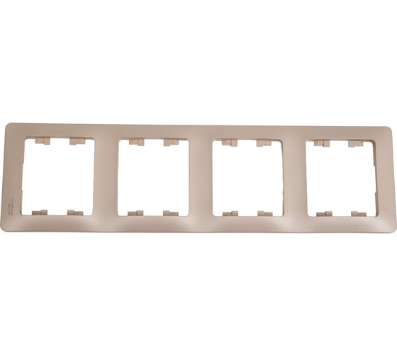 4-ая рамка Systeme Electric Glossa Титан, вертикальная SE GSL000408 1