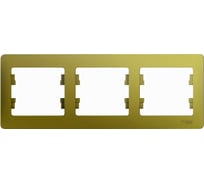 3-ая рамка Systeme Electric Glossa Фисташковая, горизонтальная SE GSL001003