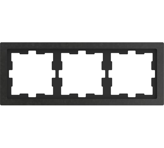 3-ая рамка Systeme Electric Merten D-Life Базальт SE MTN4030-6547 1