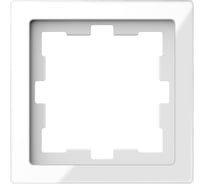 1-ая рамка Systeme Electric Merten D-Life Белый Кристалл SE MTN4010-6520
