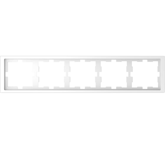 5-ая рамка Systeme Electric Merten D-Life Белый Лотос SE MTN4050-6535 1
