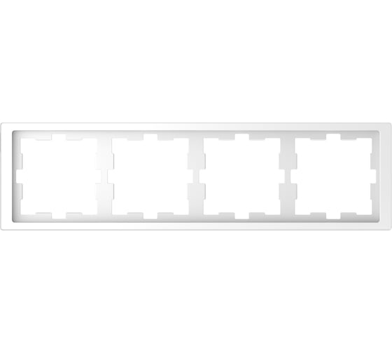 4-ая рамка Systeme Electric Merten D-Life Белый Лотос SE MTN4040-6535 1