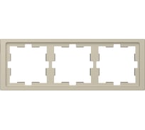 3-ая рамка Systeme Electric Merten D-Life Сахара SE MTN4030-6533