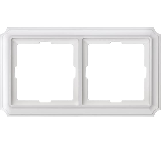 2-ая рамка Systeme Electric Merten SD Antik Белый, термопласт SE MTN483219 1
