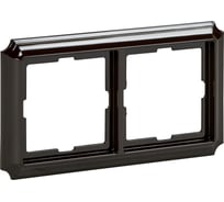2-ая рамка Systeme Electric Merten SD Antik Темно-коричневый, пластик SE MTN4020-4715