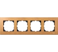 4-ая рамка Systeme Electric Merten SM M-Elegance Бук SE MTN4054-3470
