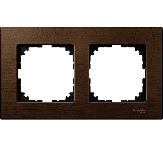 2-ая рамка Systeme Electric Merten SM M-Elegance Орех SE MTN4052-3473