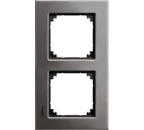 2-ая рамка Systeme Electric Merten SM M-Elegance Серый родий SE MTN403214