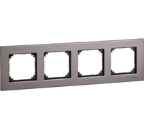 4-ая рамка Systeme Electric Merten SM M-Elegance Серый родий SE MTN403414