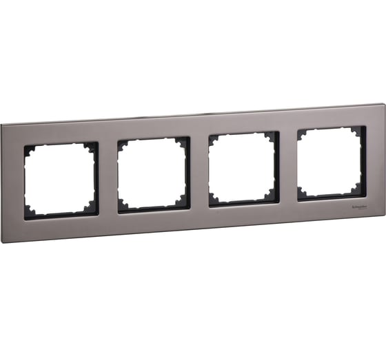 4-ая рамка Systeme Electric Merten SM M-Elegance Серый родий SE MTN403414 1