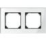 2-ая рамка Systeme Electric Merten SM M-Elegance Стекло Белое SE MTN404219 1