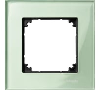 1-ая рамка Systeme Electric Merten SM M-Elegance Стекло Зеленое кальцит SE MTN404104