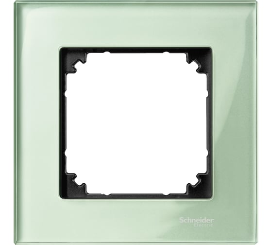 1-ая рамка Systeme Electric Merten SM M-Elegance Стекло Зеленое кальцит SE MTN404104 1