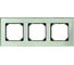 3-ая рамка Systeme Electric Merten SM M-Elegance Стекло Зеленое кальцит SE MTN404304 1