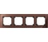 4-ая рамка Systeme Electric Merten SM M-Elegance Стекло Махагон SE MTN4040-3215 1