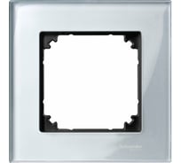 1-ая рамка Systeme Electric Merten SM M-Elegance Стекло Серебро SE MTN4010-3260