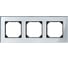 3-ая рамка Systeme Electric Merten SM M-Elegance Стекло Серебро SE MTN4030-3260 1