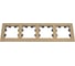Рамка Systeme Electric AtlasDesign NATURE металл латунь 4-ая ATN312204 1