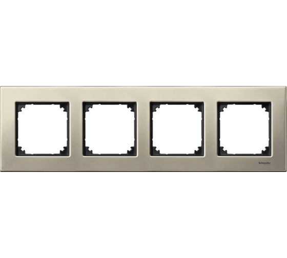 4-ая рамка Systeme Electric Merten SM M-Elegance Титан SE MTN403405
