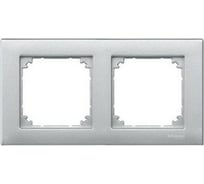 2-ая рамка Systeme Electric Merten SM M-Plan Алюминий SE MTN486260