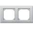 2-ая рамка Systeme Electric Merten SM M-Plan Алюминий SE MTN486260 1