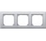 3-ая рамка Systeme Electric Merten SM M-Plan Алюминий SE MTN486360 1