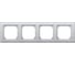 4-ая рамка Systeme Electric Merten SM M-Plan Алюминий SE MTN486460 1