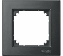 1-ая рамка Systeme Electric Merten SM M-Plan Антрацит SE MTN486114