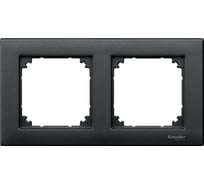 2-ая рамка Systeme Electric Merten SM M-Plan Антрацит SE MTN486214