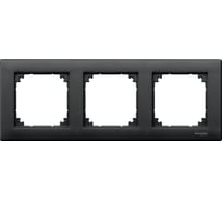 3-ая рамка Systeme Electric Merten SM M-Plan Антрацит SE MTN486314