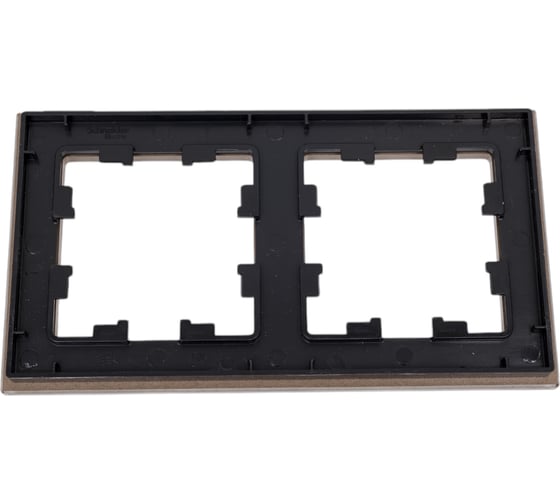 Рамка Systeme Electric AtlasDesign NATURE стекло шампань 2-ая ATN320502