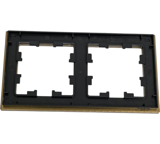 Рамка Systeme Electric AtlasDesign NATURE металл латунь 2-ая ATN312202