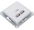 Розетка Systeme Electric AtlasDesign Белый USB 2-ая, 5В, 2,1 А ATN000133 2
