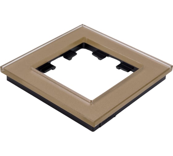 Рамка Systeme Electric AtlasDesign NATURE стекло шампань 1-ая ATN320501