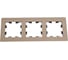 Рамка Systeme Electric AtlasDesign NATURE стекло шампань 3-ая ATN320503 1
