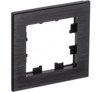 Рамка Systeme Electric AtlasDesign NATURE металл оникс 1-ая ATN312301