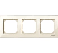 3-ая рамка Systeme Electric Merten SM M-Plan Беж глянец SE MTN515344