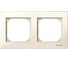 2-ая рамка Systeme Electric Merten SM M-Plan Беж глянец SE MTN515244 1