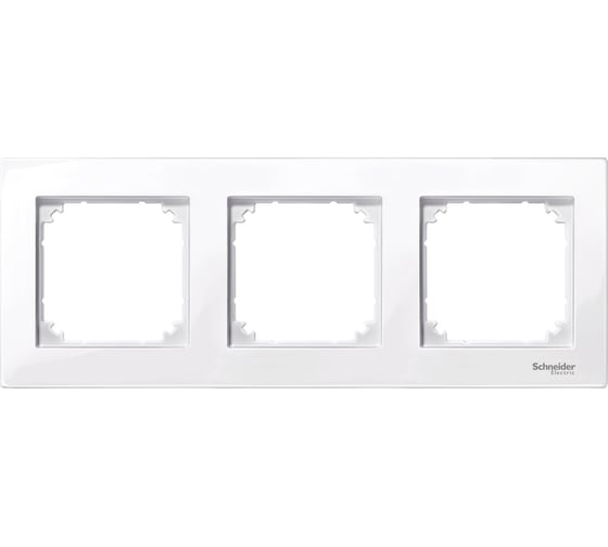 3-ая рамка Systeme Electric Merten SM M-Plan Бел Актив SE MTN515325 1