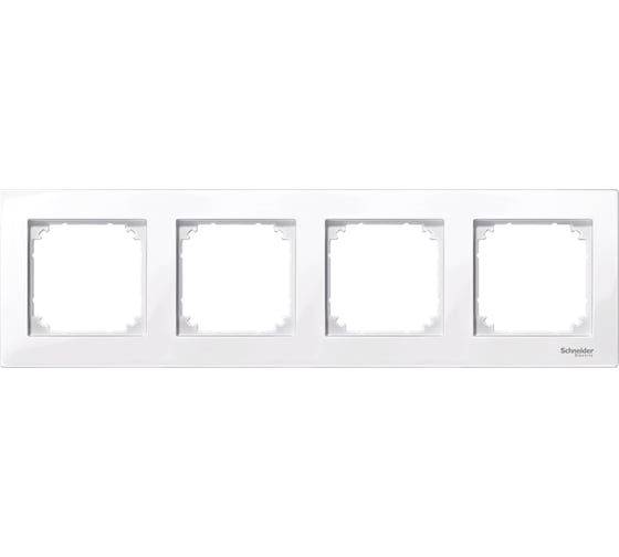 4-ая рамка Systeme Electric Merten SM M-Plan Бел Актив SE MTN515425 1