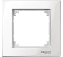 1-ая рамка Systeme Electric Merten SM M-Plan Бел глянец SE MTN515119