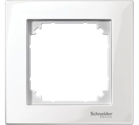 1-ая рамка Systeme Electric Merten SM M-Plan Бел глянец SE MTN515119 1