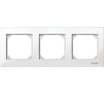 3-ая рамка Systeme Electric Merten SM M-Plan Бел глянец SE MTN515319