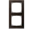 2-ая рамка Systeme Electric Merten SM M-Pure Decor Венге/Алюминий SE MTN4020-3671 1