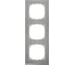 3-ая рамка Systeme Electric Merten SM M-Pure Decor Нержавеющая сталь/Алюминий SE MTN4030-3646 1