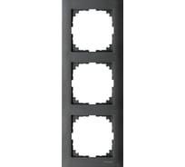 3-ая рамка Systeme Electric Merten SM M-Pure Антрацит SE MTN4030-3614