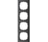 4-ая рамка Systeme Electric Merten SM M-Pure Антрацит SE MTN4040-3614 1