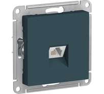 Телефонная розетка Systeme Electric AtlasDesign Изумруд RJ11, механизм SE ATN000881