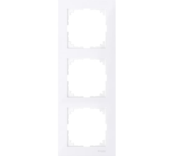 3-ая рамка Systeme Electric Merten SM M-Pure Бриллиантовый Белый SE MTN4030-3625 1