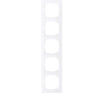 5-ая рамка Systeme Electric Merten SM M-Pure Бриллиантовый Белый SE MTN4050-3625
